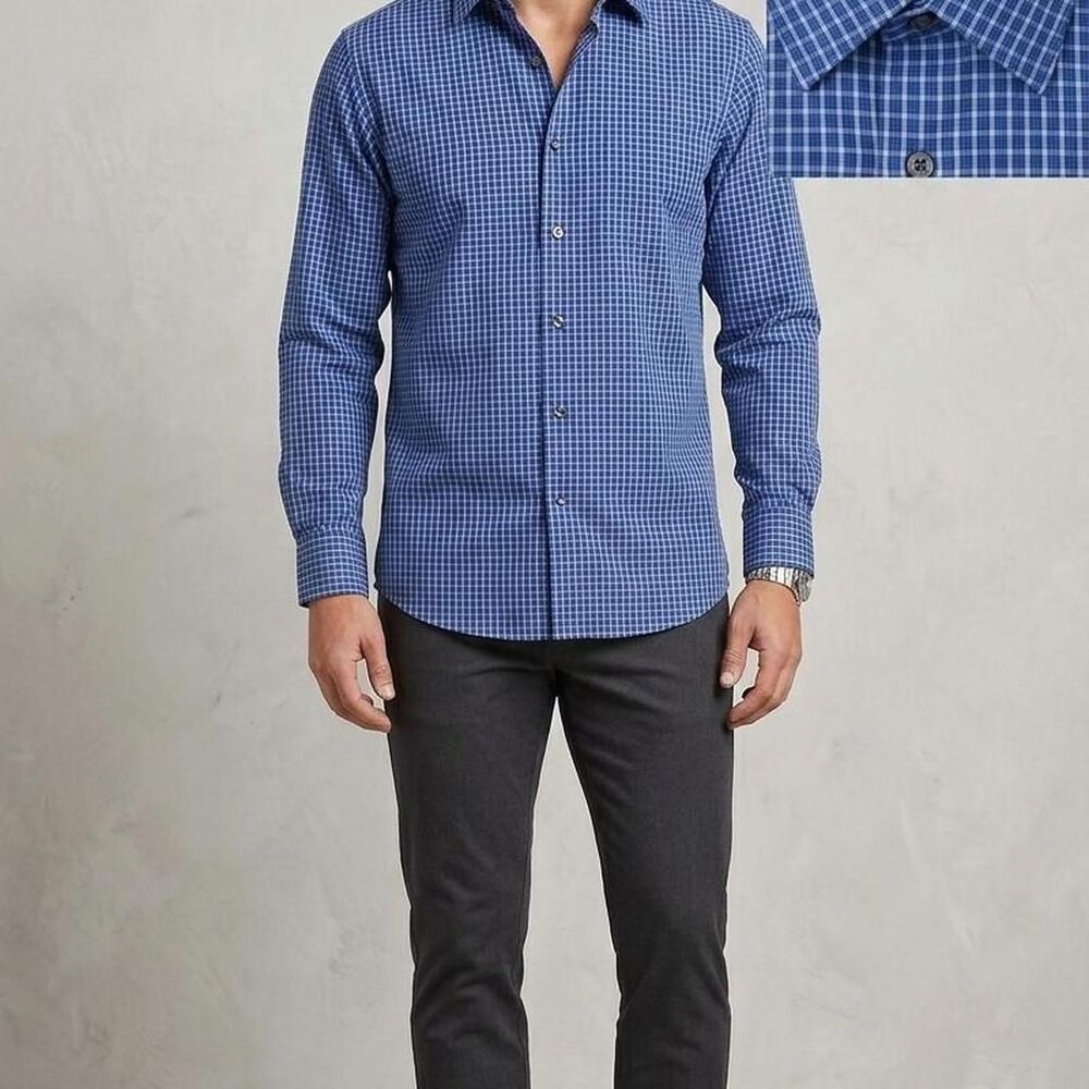 Van Heusen No-Iron Button Down XL Bundle  2 shirts preppy business casual